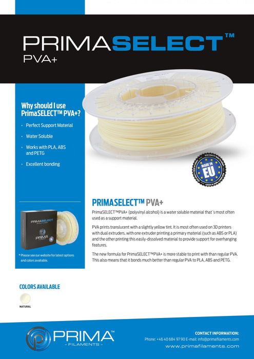 PrimaSelect PVA+ vatnsleysanlegt 500g - 3D VERK