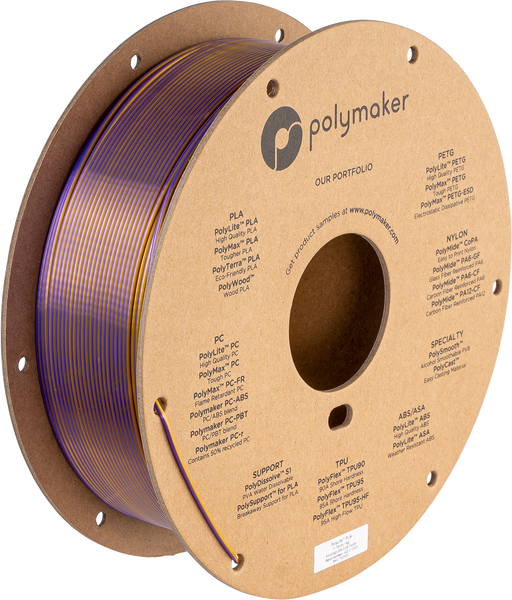 Polymaker PolyLite Litabreytandi PLA 1kg frá Polymaker