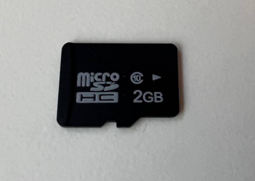 3D VERK SD kort MicroSD TF 2GB minniskort