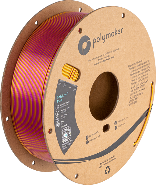 Polymaker PolyLite Litabreytandi PLA 1kg frá Polymaker