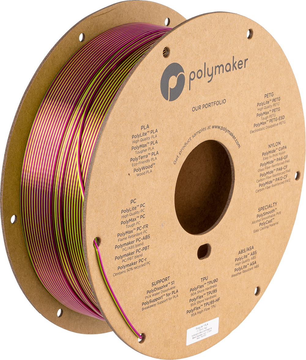 Polymaker PolyLite Litabreytandi PLA 1kg