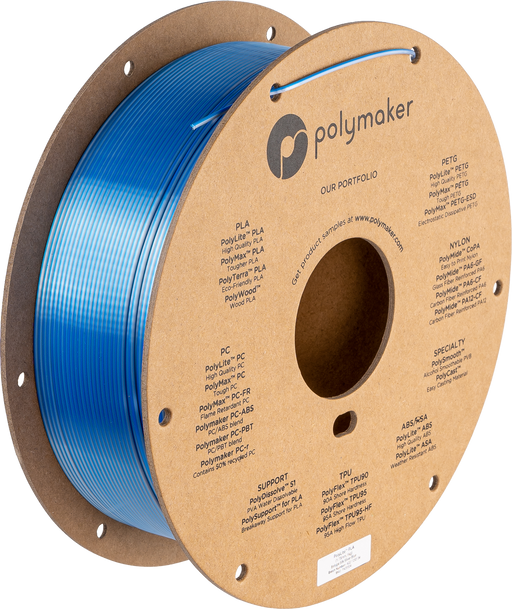 Polymaker PolyLite Litabreytandi PLA 1kg frá Polymaker