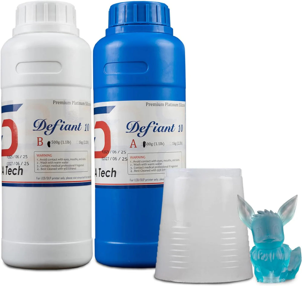 Siraya Tech Silicone  - Defiant 10 Platinum - 500gr. + 500gr.