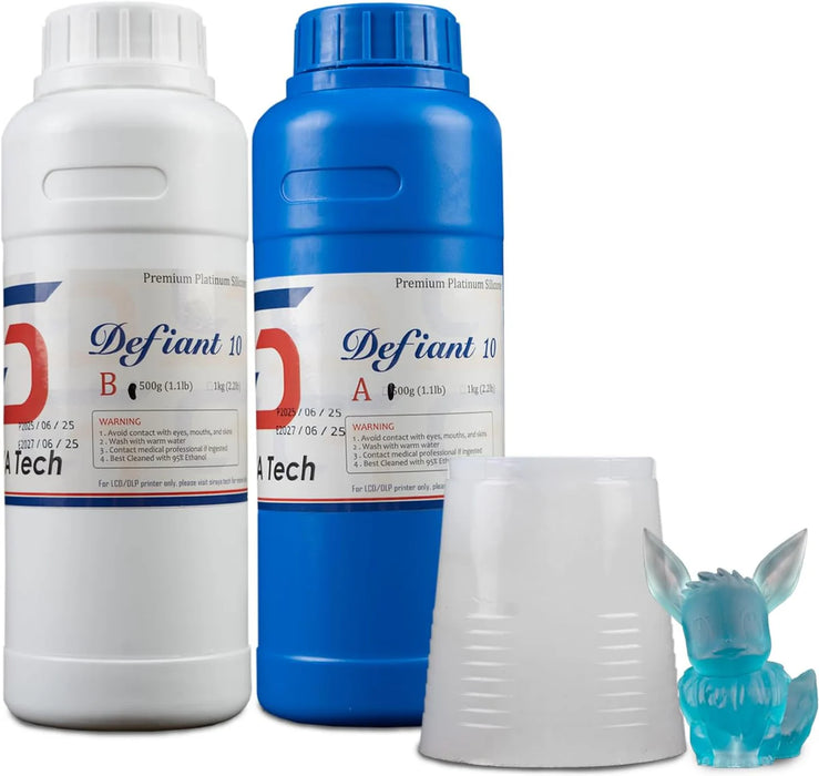 Siraya Tech Silicone  - Defiant 10 Platinum - 500gr. + 500gr.