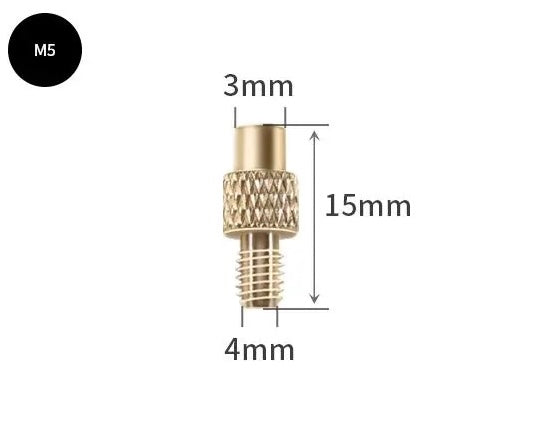 Soldering tips fyrir heat insert