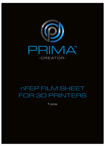 PrimaCreator nFEP filmur fyrir 3D prentara 260x390mm (1 stk)