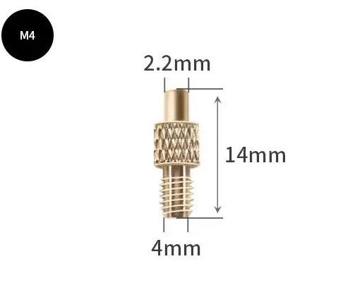 Soldering tips fyrir heat insert