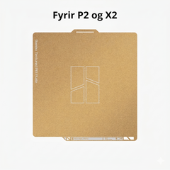 Bambu Lab Textured PEI prentplata fyrir P2 og X2