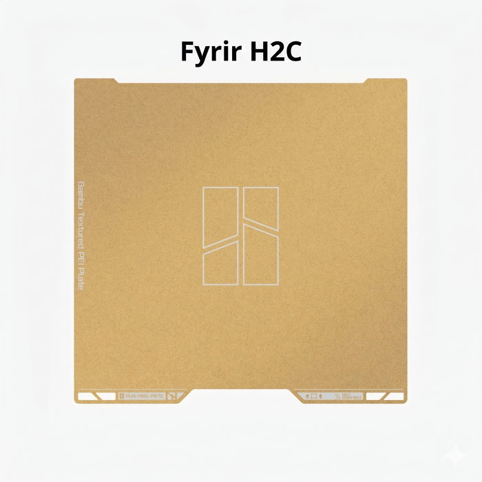 Bambu Lab Textured PEI plata fyrir H2C