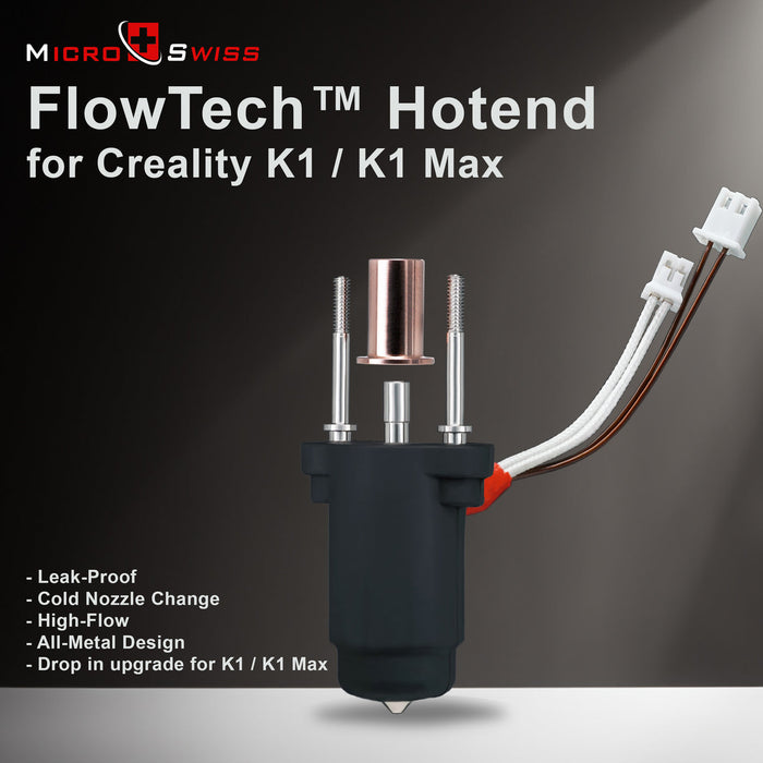 Micro Swiss FlowTech hotend fyrir K1 og K1 Max frá Micro Swiss