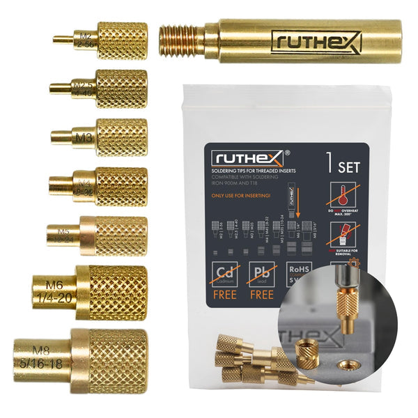 Ruthex soldering tips