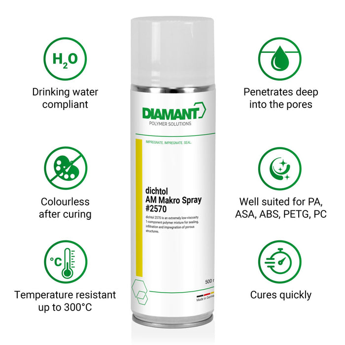 Diamant dichtol AM Makro spray - 500ml. frá 3D VERK