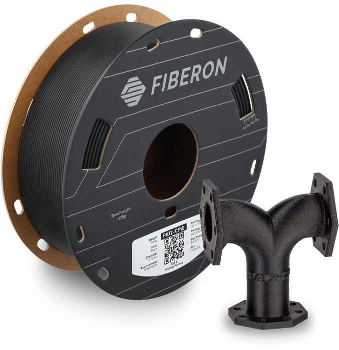 Fiberon PA12-CF10 - 500gr. frá Polymaker