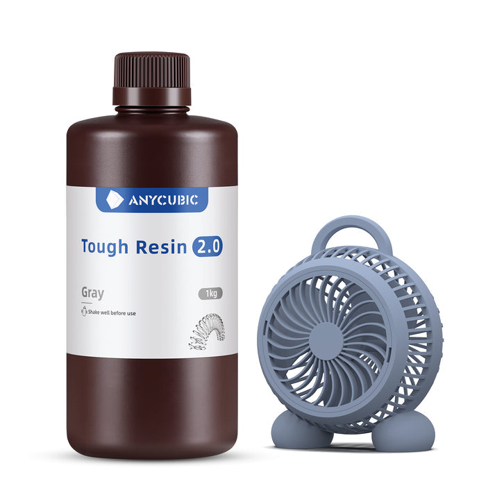 Anycubic Tough Resin 2.0 Grátt - 1kg.