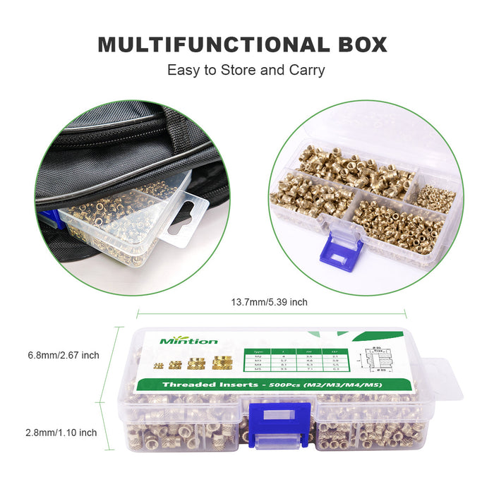 Mintion hita innsetningar - 500 stk. frá Mintion