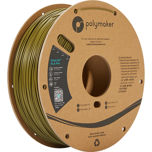 Polymaker PolyLite™ PLA Pro - 1kg. - Appelsínugulur frá Polymaker