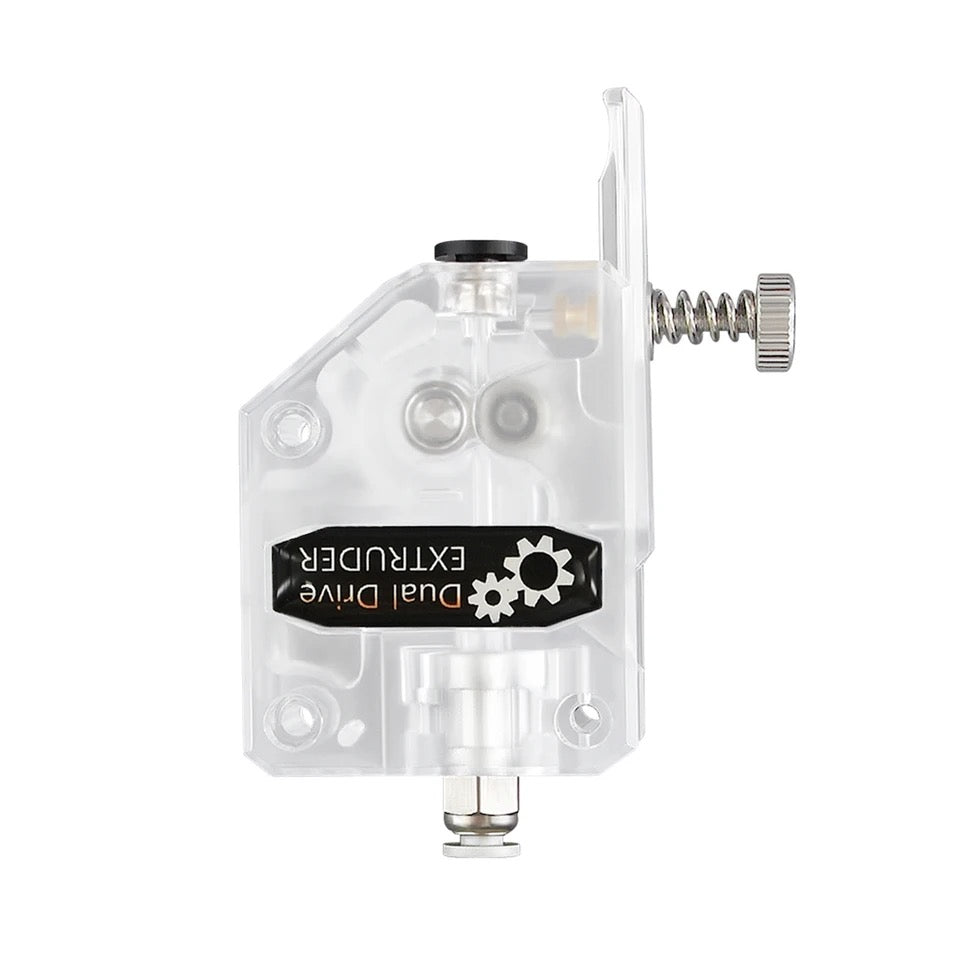 Tvídrifinn gegnsær matari - Dual gear extruder