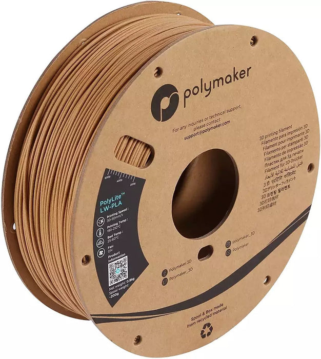 Polymaker PolyLite LW-PLA 800gr frá Polymaker