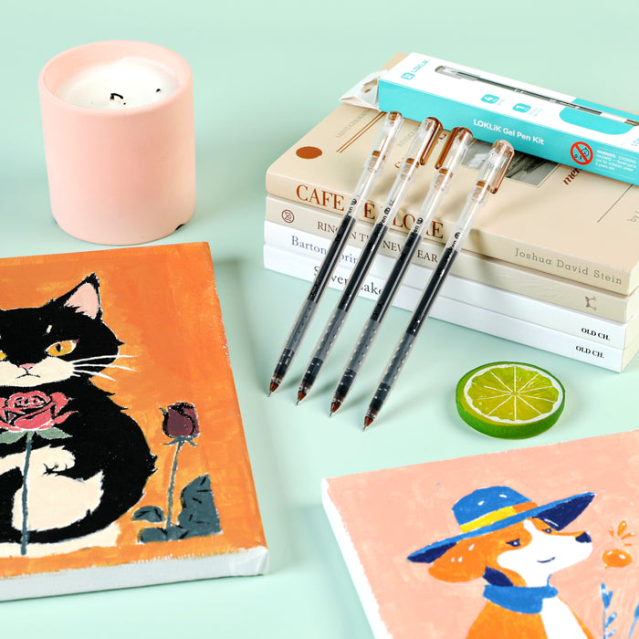 LOKLiK gel penni 4 stk frá LOKLiK