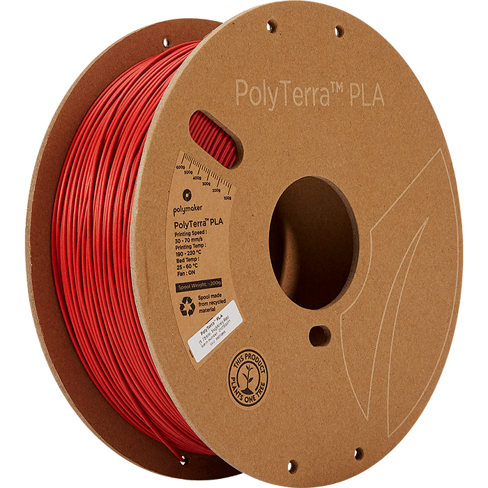 Polymaker PLA Army Red Polymaker Polyterra PLA - 1kg