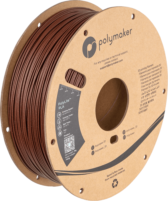 Polymaker PLA - Glans Galaxy Dark Red PolyLite PLA 1kg