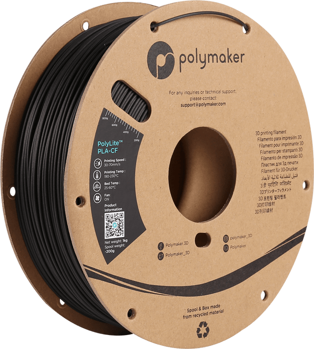 Polymaker PLA - Carbon Polymaker PolyLite PLA-CF - 1 kg