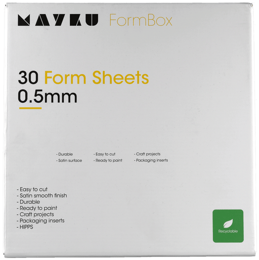 3D VERK Mayku Form Sheets (30 sheets)