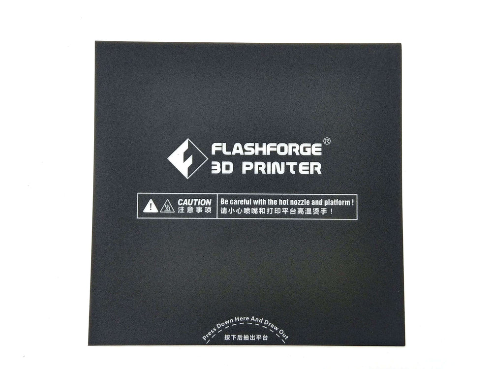 Flashforge Adventurer 3 og Monoprice Voxel - Prentflötur (límmiði) án klemmu