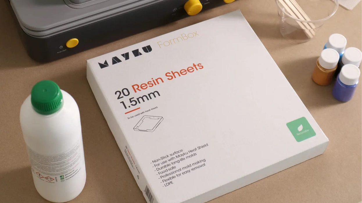 Mayku Form Sheets Mayku FormBox Resin Sheets (LDPE Sheets) 1.5mm (20 Pack)