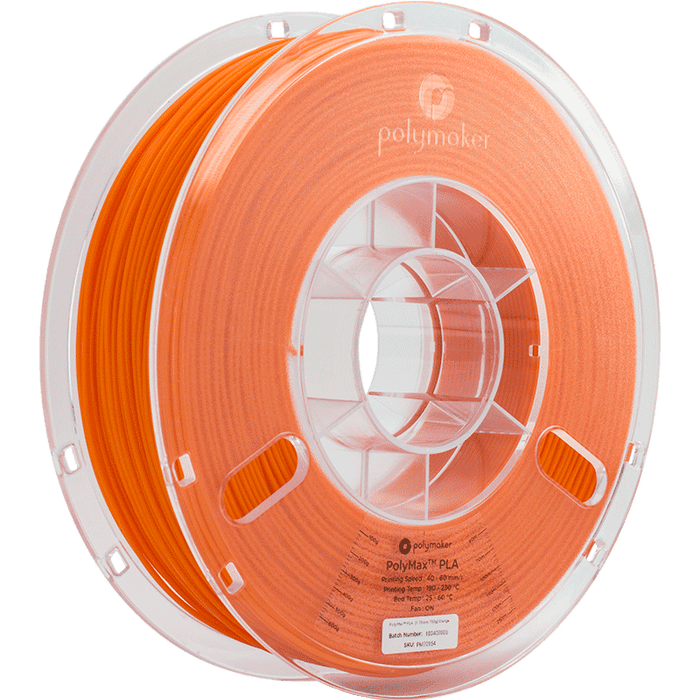 Polymaker PLA+ Appelsínugulur PolyMax Tough hágæða PLA+ 750gr.