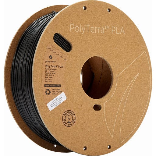 Polymaker PLA Charcoal Black Polymaker Polyterra PLA - 1kg