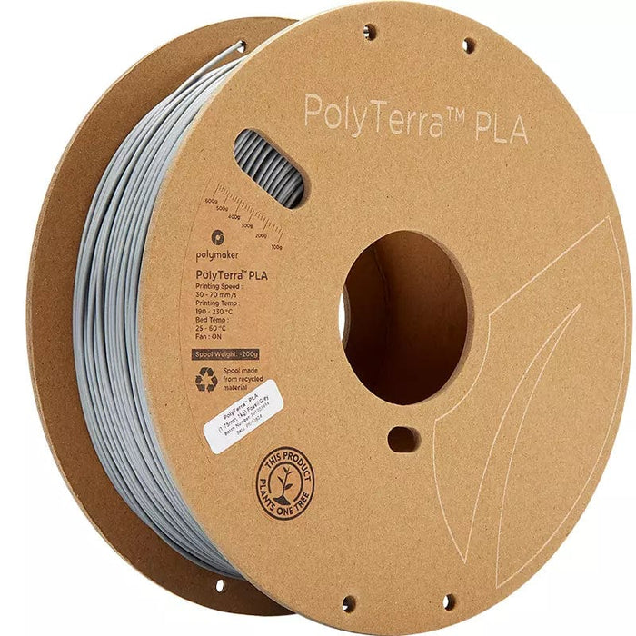 Polymaker PLA Fossil Grey Polymaker Polyterra PLA - 1kg