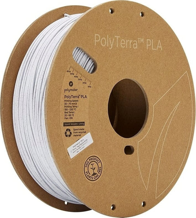 Polymaker PLA Marble White Polymaker Polyterra PLA - 1kg