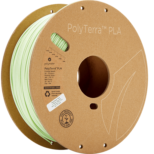 Polymaker PLA Mint Polymaker Polyterra PLA